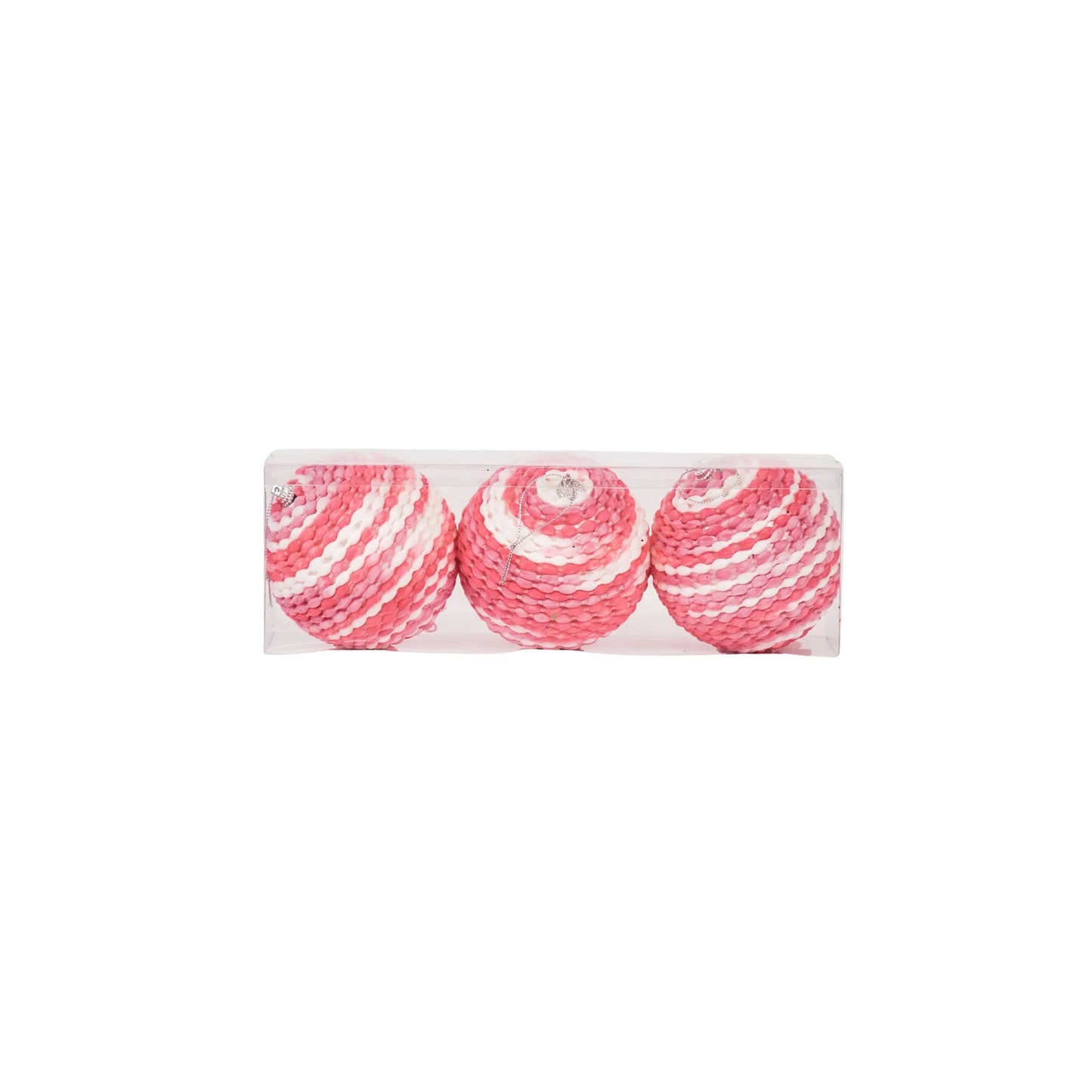 Vaahtomuovi joulupallot- neon pinkki