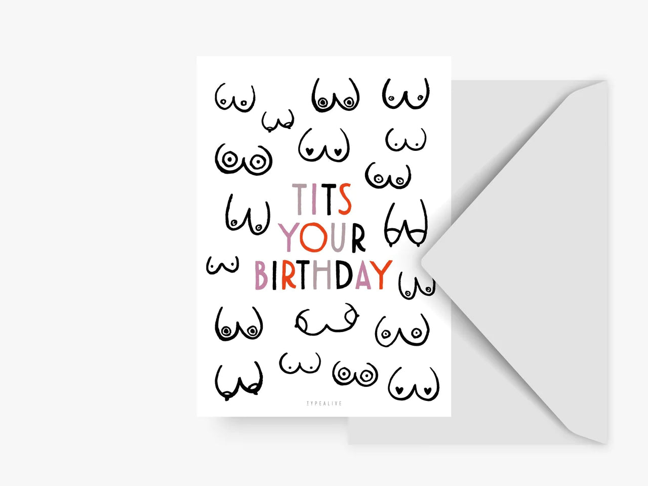 Postikortti, Tits your birthday