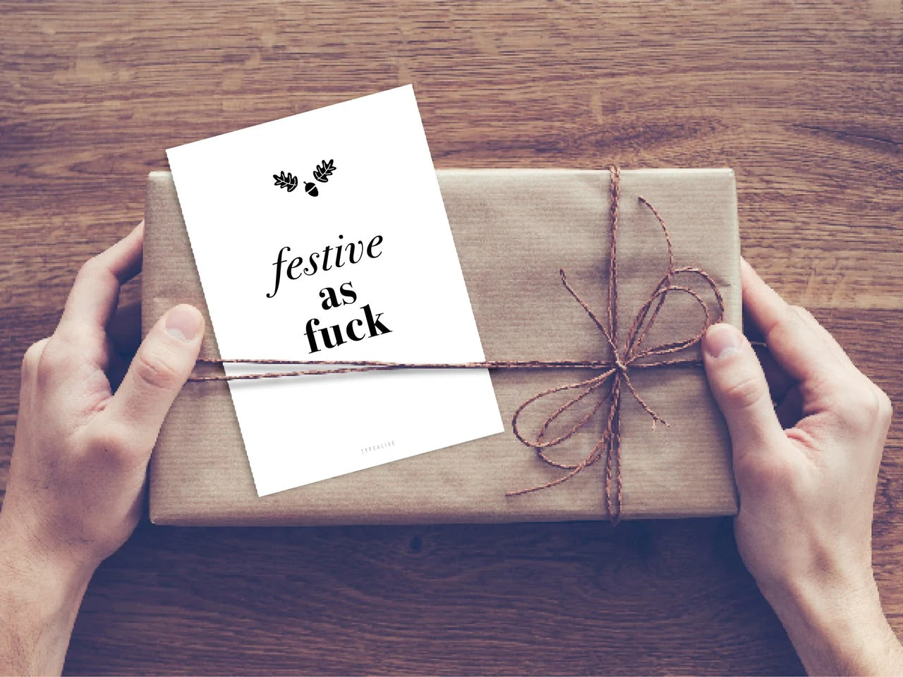 Joulukortti, Festive as fuck