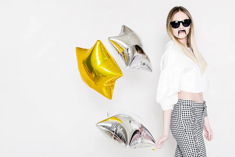 Tähti, foliopallo hopea