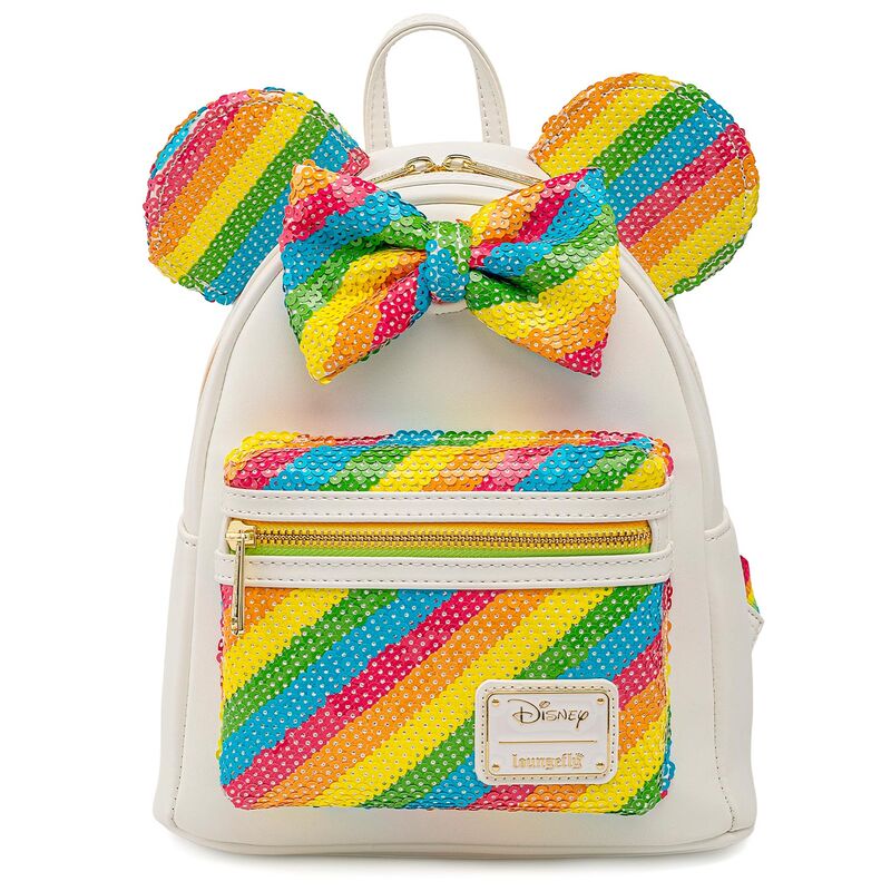 Loungefly Disney Minnie sateenkaari -reppu