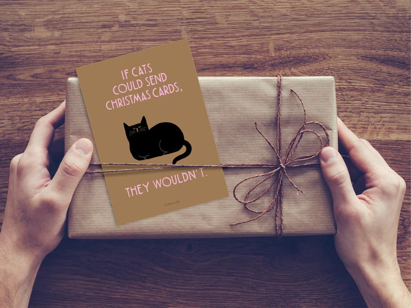 Postikortti, Christmas Cat No. 2