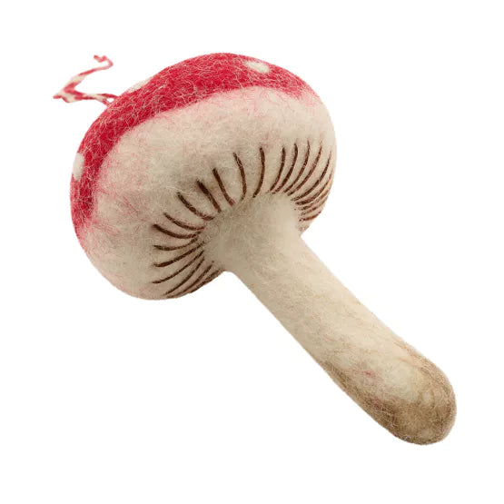 Huopainen Sieni joulukuusenkoriste