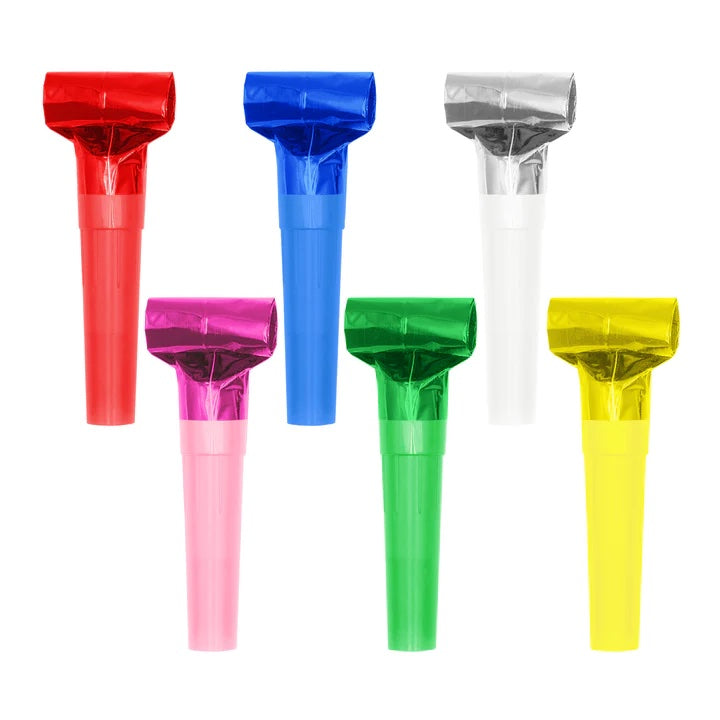 Värikkäät juhlapillit, 6 kpl