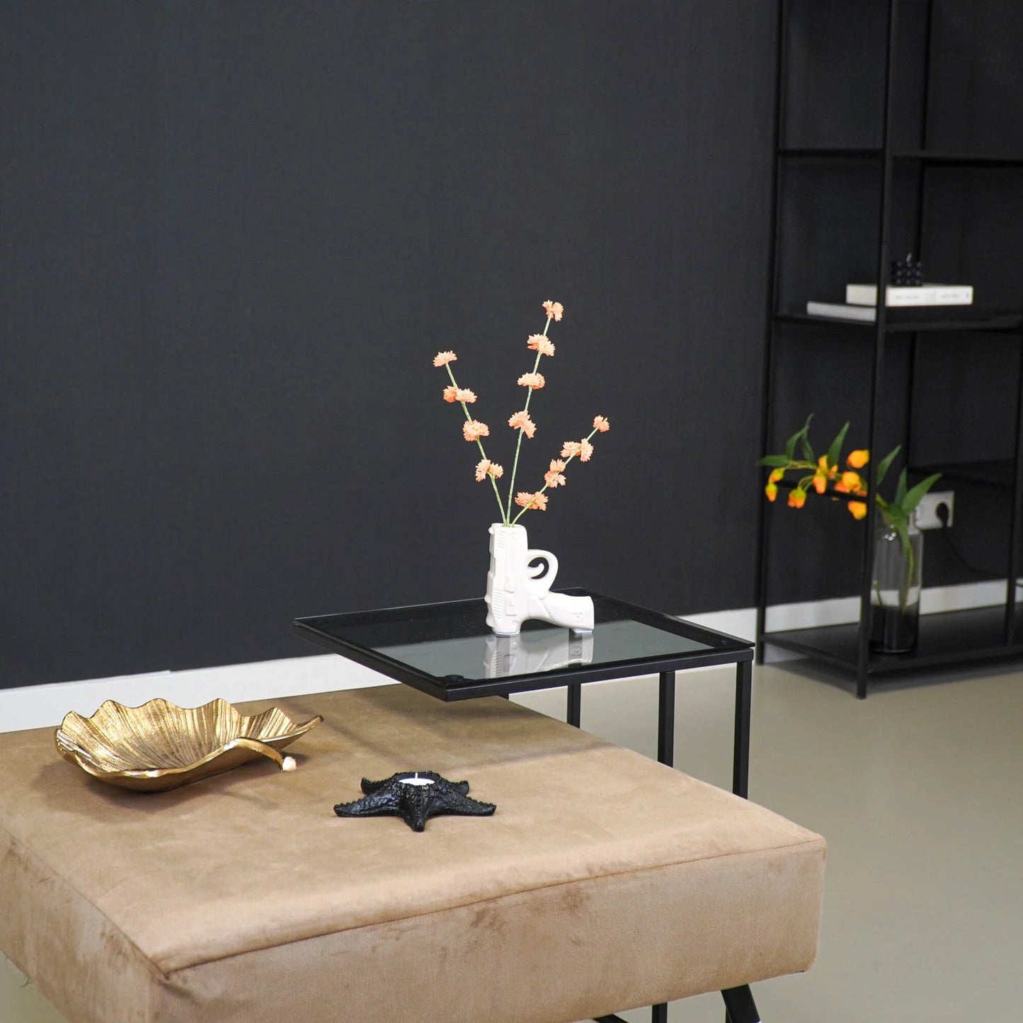 Ase maljakko - valkoinen