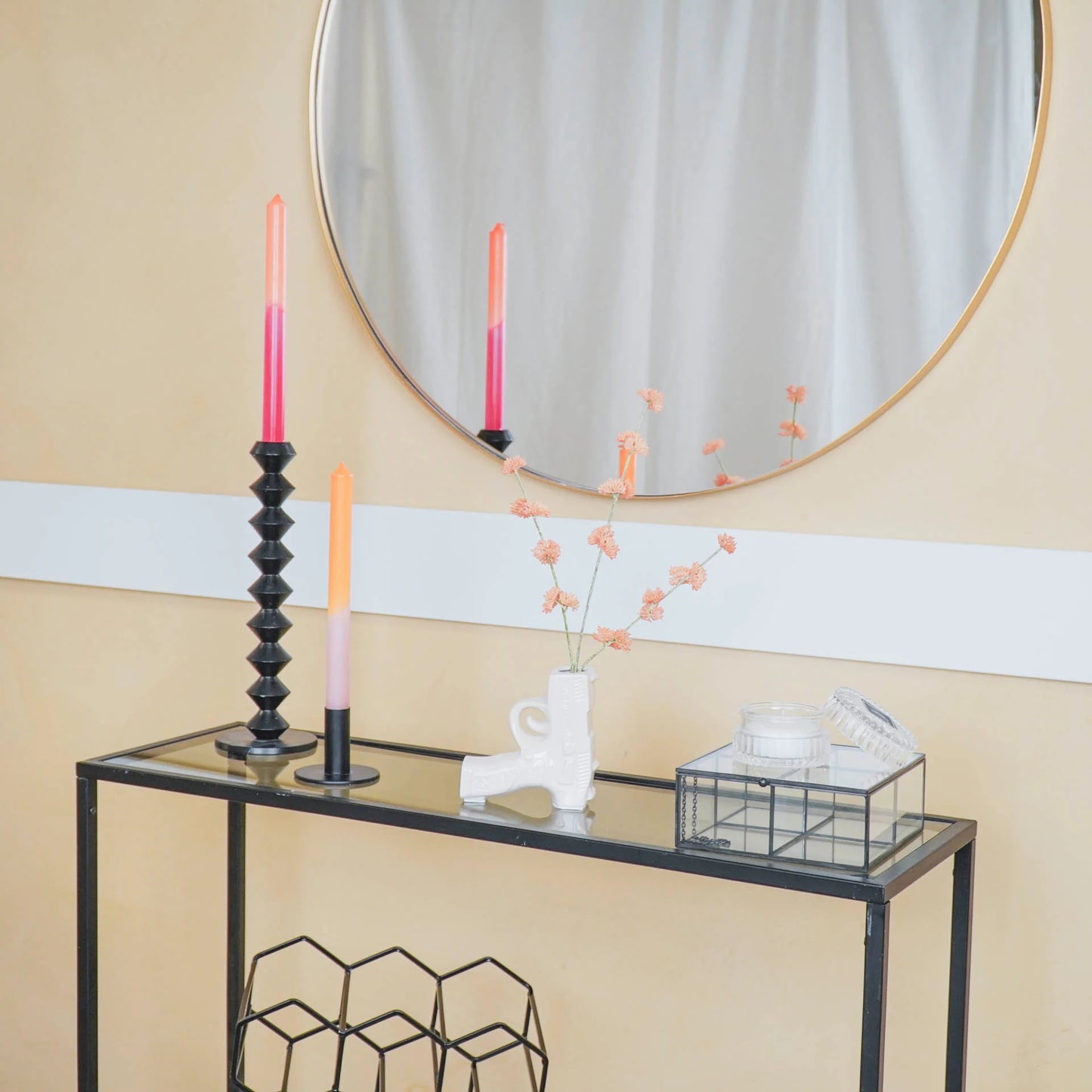 Ase maljakko - valkoinen