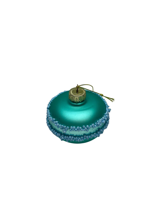 Joulukuusenkoriste Macaron - sininen