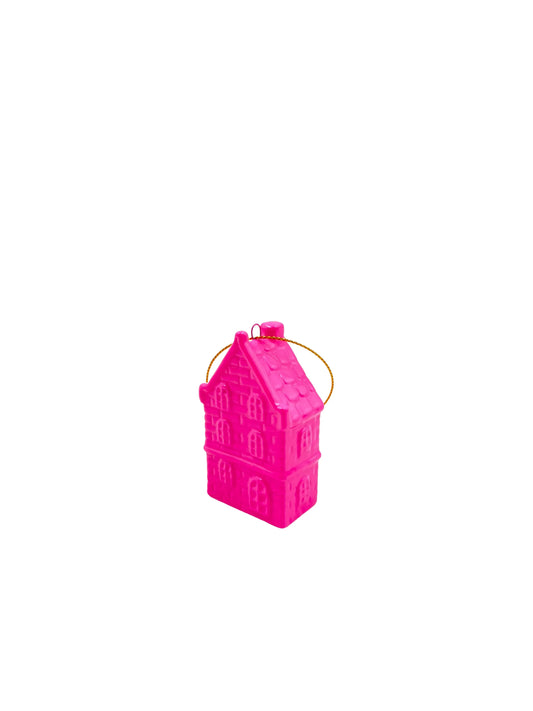 Joulukuusenkoriste Talo - Pinkki