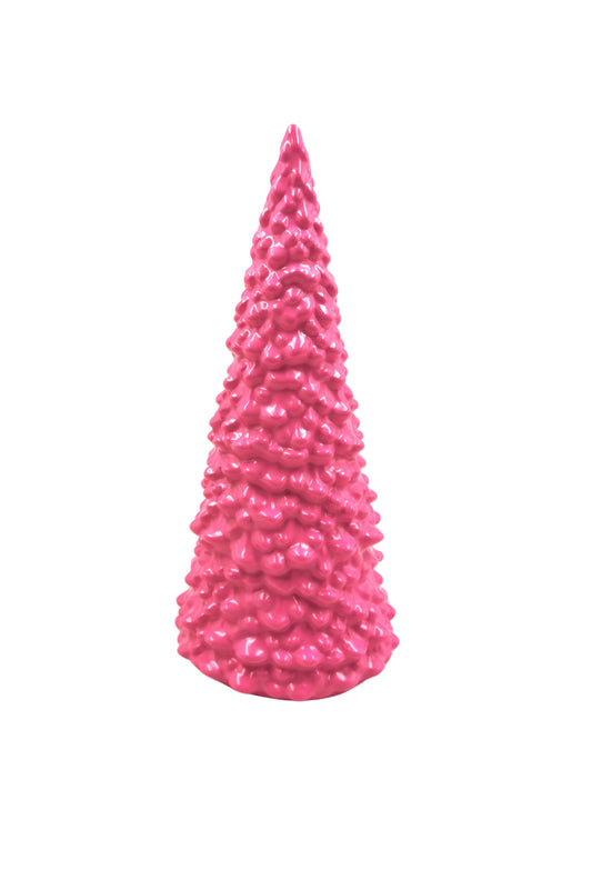 Pinkki joulukuusi 20 cm