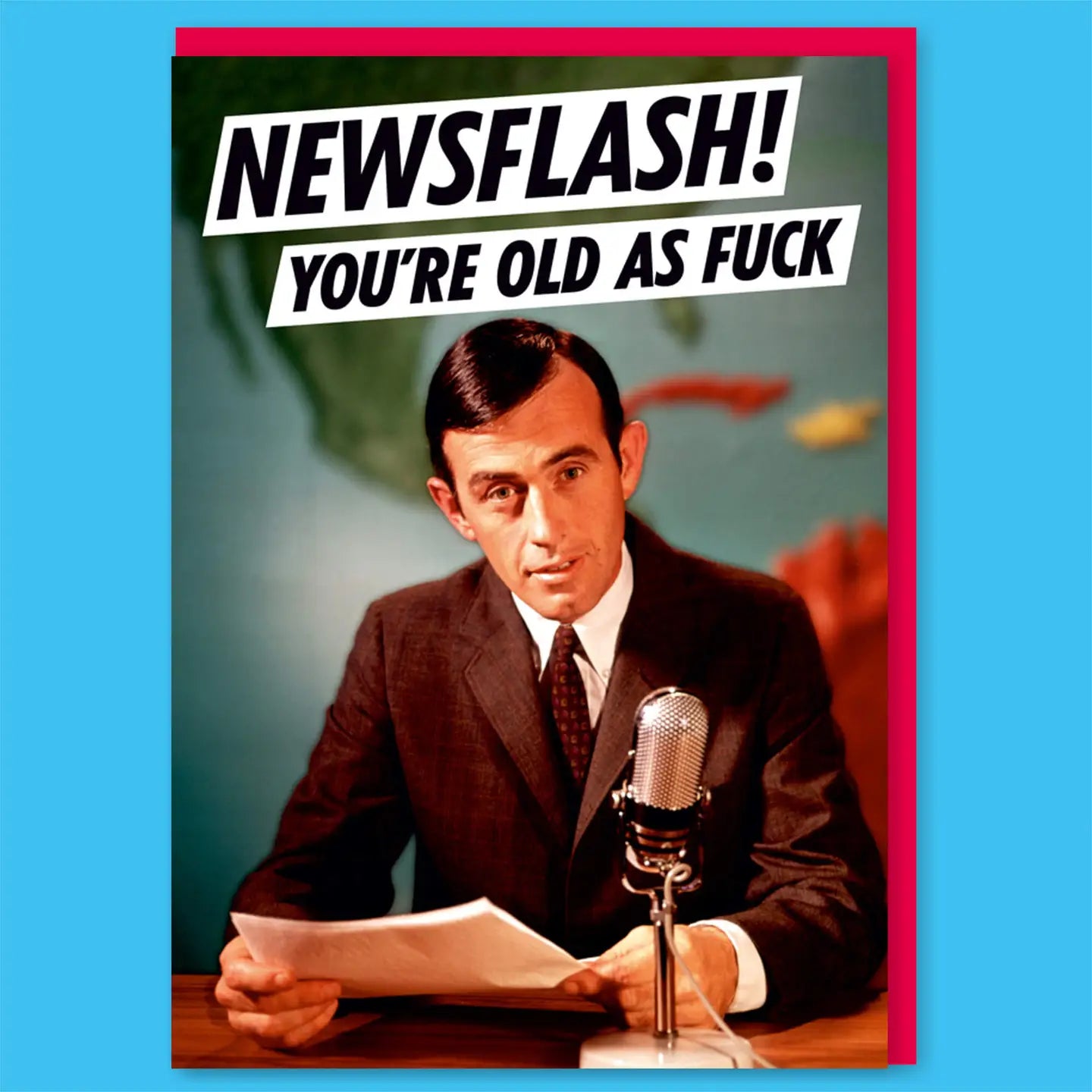 Dean Morris kortti - Newsflash! You're Old As F***