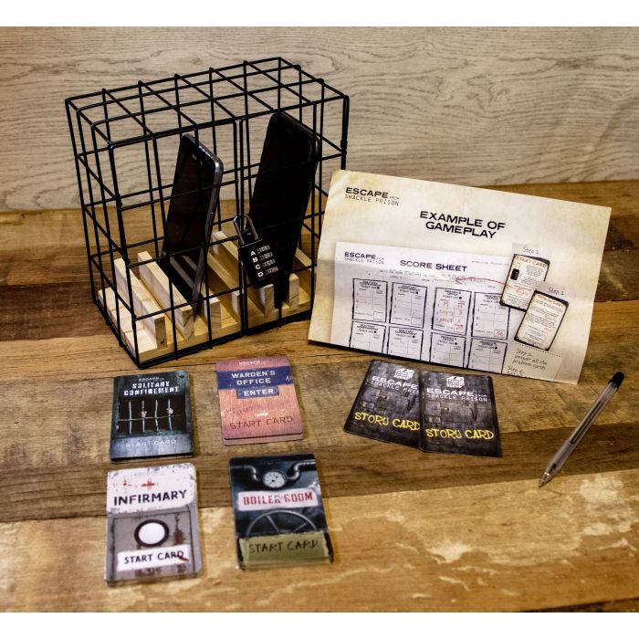 TULOSSA LISÄÄ VARASTOON Puhelin Pakopeli - Phone Escape Room Escape Shackle Prison