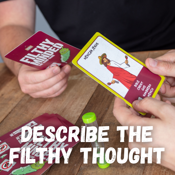 TULOSSA LISÄÄ VARASTOON Filthy Minded -Korttipeli