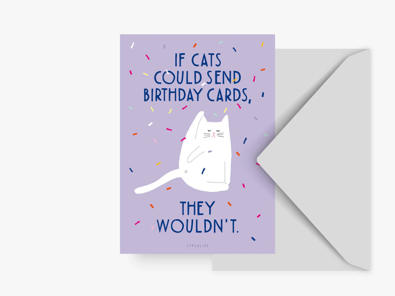 Postikortti, Birthday Cat No. 1