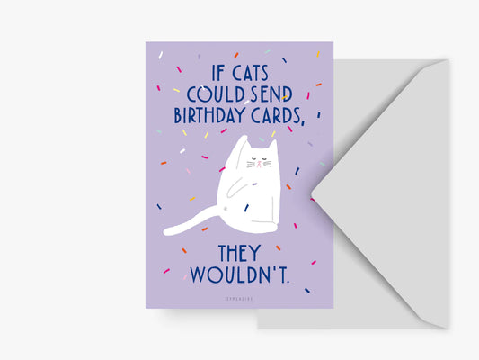 Postikortti, Birthday Cat No. 1