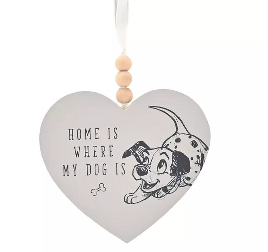 UUTUUS TULOSSA VARASTOON Disney sydän laatta, Home is where my dog is