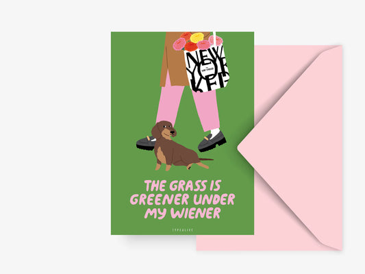 Postikortti, "Dogs" Greener