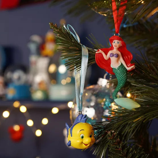 UUTUUS Disney Pieni merenneito hahmot joulukuusenkoristeet 2 kpl