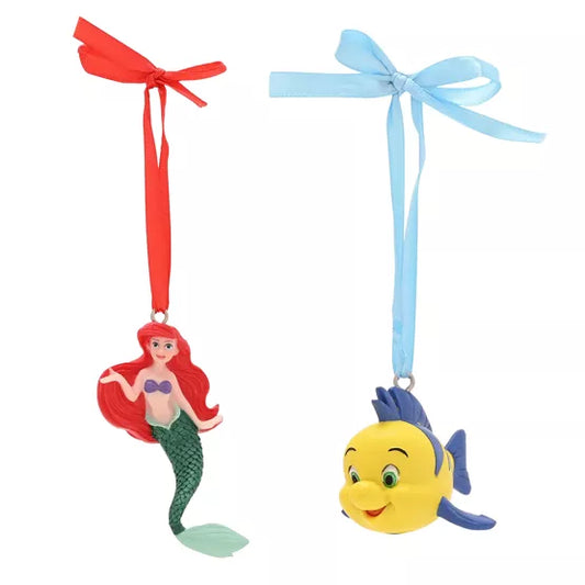 UUTUUS Disney Pieni merenneito hahmot joulukuusenkoristeet 2 kpl