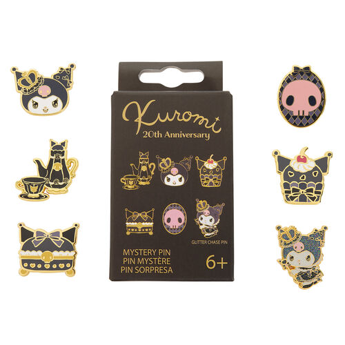 Loungefly Hello Kitty Kuromi 20th Anniversary pinssi - Blind Box