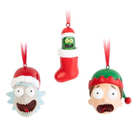 Rick & Morty - Joulukuusenkoristeet 3 kpl