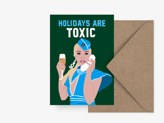 UUTUUS TULOSSA VARASTOON Joulukortti, Toxic Holidays