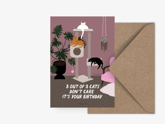 Postikortti, "Cats" Cats Birthday