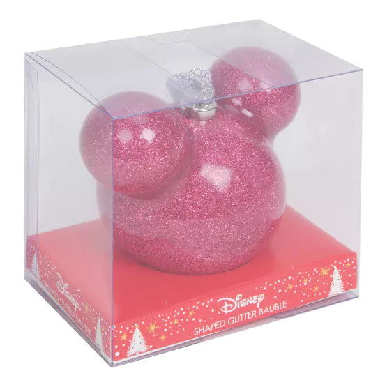 Disney Mikki Hiiri, joulukuusenkoriste pinkki/glitter