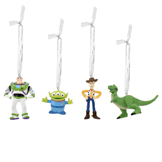 Disney Toy Story hahmot, joulukuusenkoristeet 4 kpl